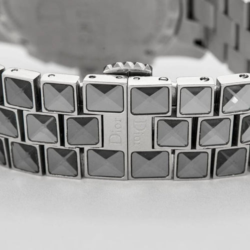 Montre Dior Christal - Montre femme en acier avec diamants 58 Facettes LP001/X