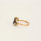 Bague 54 Bague Toi et Moi en or rose et blanc, saphirs et diamants 58 Facettes LP913/BET
