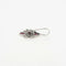 Boucles d'oreilles Boucles d’oreilles dormeuses en or blanc 750 avec diamants et rubis 58 Facettes LP782/16
