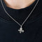 Collier Collier papillon en or blanc 18 carats et diamants 58 Facettes LP858/16