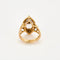 Bague 52 Bague en or jaune 750 avec goshénite et diamant 58 Facettes LP651/13