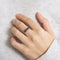 Bague 55 Bague anneau en or blanc 750 sertie de saphirs et diamants 58 Facettes LP970/13