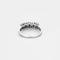 Bague 55 Bague anneau en or blanc 750 sertie de saphirs et diamants 58 Facettes LP970/13
