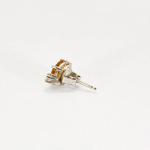 Boucles d'oreilles Boucles d'oreilles en or blanc avec saphirs jaunes et diamants 58 Facettes LP993/16