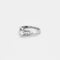 Bague 51 Solitaire - Bague en or blanc 18 carats et diamants 58 Facettes LP973/13