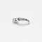 Bague 51 Solitaire - Bague en or blanc 18 carats et diamants 58 Facettes LP973/13