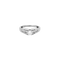 Bague 51 Solitaire - Bague en or blanc 18 carats et diamants 58 Facettes LP973/13