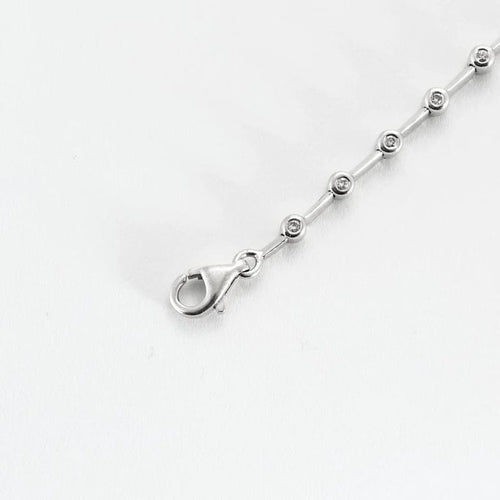 Bracelet Bracelet rivière en or blanc 18 carats et diamants taille brillant 58 Facettes LP996/16