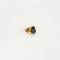 Boucles d'oreilles Boucles d'oreilles puces en or jaune 750 avec saphirs cœur 58 Facettes LP971/15