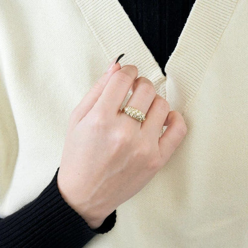 Bague 52.5 Bague jonc en or jaune 18 carats et diamants 58 Facettes LP979/11