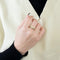 Bague 52.5 Bague jonc en or jaune 18 carats et diamants 58 Facettes LP979/11