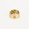 Bague 55 Bague en or jaune et blanc 18 ct sertie de diamants 58 Facettes LP983/13