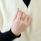 Bague 52.5 Senorita - Bague dôme tressée en or jaune et blanc, diamants 58 Facettes LP965/13