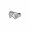 Bague 49.5 Bague jonc en or blanc sertie de diamants 58 Facettes LP962/13