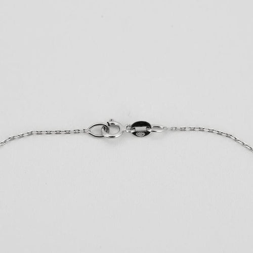 Collier Collier croix en or blanc 750 avec onyx et diamants 58 Facettes LP1060/16