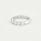 Bague 50.5 Bague rivière en or blanc 750 sertie de diamants 58 Facettes LP1061/12