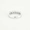 Bague 50.5 Bague rivière en or blanc 750 sertie de diamants 58 Facettes LP1061/12