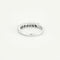 Bague 51.5 Alliance rivière - Bague en or blanc 750 sertie de diamants 58 Facettes LP1067/12