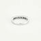 Bague 51.5 Alliance rivière - Bague en or blanc 750 sertie de diamants 58 Facettes LP1067/12
