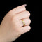 Bague 54 Bague jonc serpent en or jaune 750 sertie de diamants 58 Facettes LP1033/12