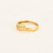 Bague 54 Bague jonc serpent en or jaune 750 sertie de diamants 58 Facettes LP1033/12