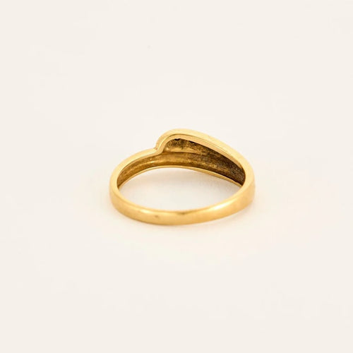 Bague 54 Bague jonc serpent en or jaune 750 sertie de diamants 58 Facettes LP1033/12