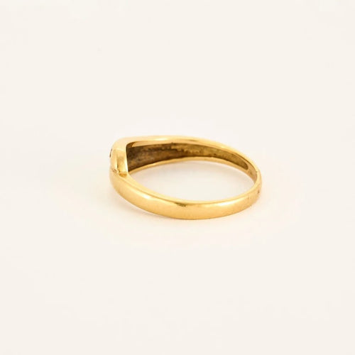 Bague 54 Bague jonc serpent en or jaune 750 sertie de diamants 58 Facettes LP1033/12