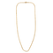 Collier Chaîne maille forçat jaseron en or jaune 750/1000 58 Facettes LP1096/8