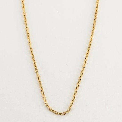 Collier Chaîne maille forçat jaseron en or jaune 750/1000 58 Facettes LP1096/8