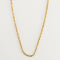 Collier Chaîne maille forçat jaseron en or jaune 750/1000 58 Facettes LP1096/8