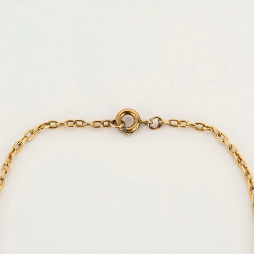 Collier Chaîne maille forçat jaseron en or jaune 750/1000 58 Facettes LP1096/8
