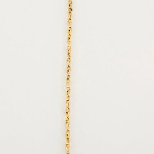 Collier Chaîne maille forçat jaseron en or jaune 750/1000 58 Facettes LP1096/8