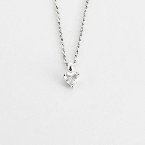 Collier Collier Cœur d’Amour - Collier en or blanc 750 et diamant 58 Facettes LP1122/16