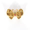 Broche Broche papillon en or jaune 750, diamants, saphirs et rubis 58 Facettes LP958/16