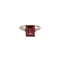 Bague 55.5 Solitaire - Bague en platine 950 sertie d’une rubellite 58 Facettes LP1083/15