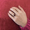 Bague 55.5 Solitaire - Bague en platine 950 sertie d’une rubellite 58 Facettes LP1083/15