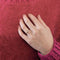 Bague 51.5 Solitaire - Bague en or blanc 18K et diamant taille brillant 0,08 ct 58 Facettes LP1068/12