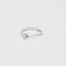 Bague 51.5 Solitaire - Bague en or blanc 18K et diamant taille brillant 0,08 ct 58 Facettes LP1068/12