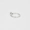 Bague 51.5 Solitaire - Bague en or blanc 18K et diamant taille brillant 0,08 ct 58 Facettes LP1068/12