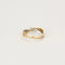 Bague 54.5 Bague Union - Alliance en or jaune et blanc 18 carats et diamants 58 Facettes LP1037/12