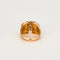 Bague 57 Bague tank Art déco en or jaune 18 carats et diamants 58 Facettes LP1078/13
