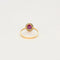 Bague 56 Bague - rubis et diamants en or jaune et blanc 58 Facettes LP1111/13