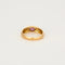Bague 52 Bague jonc en or jaune 750 avec saphir rose et diamants 58 Facettes LP1109/13
