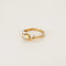 Bague 55 Bague solitaire nœud en or jaune et blanc 18 carats avec diamant 58 Facettes LP1297/11