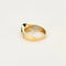 Bague 56 Bague en or jaune et blanc 18 carats avec saphir et diamants 58 Facettes LP1241/11