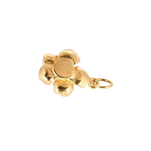 Pendentif Pendentif fleur en or jaune 18 carats et perle de culture 58 Facettes LP1269/BET