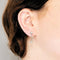 Boucles d'oreilles Boucles d’oreilles jonc pendantes en or blanc 750 et diamants 58 Facettes LP1223/17