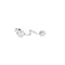 Boucles d'oreilles Boucles d’oreilles jonc pendantes en or blanc 750 et diamants 58 Facettes LP1223/17