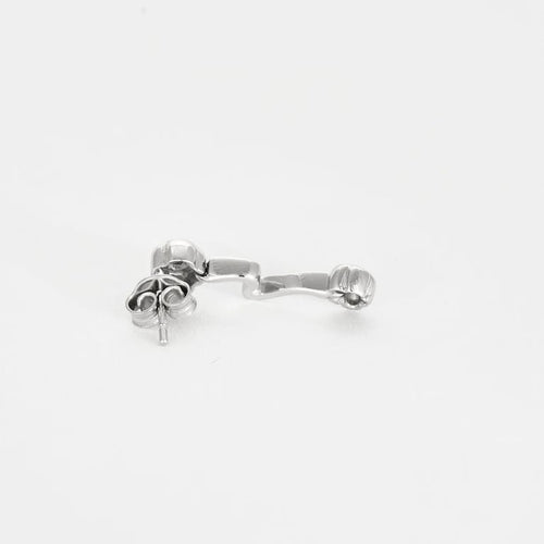 Boucles d'oreilles Boucles d’oreilles jonc pendantes en or blanc 750 et diamants 58 Facettes LP1223/17