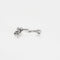 Boucles d'oreilles Boucles d’oreilles jonc pendantes en or blanc 750 et diamants 58 Facettes LP1223/17